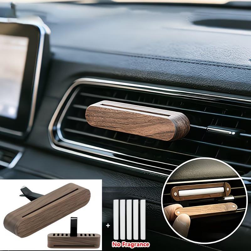 Car Vent Diffuser - 4/5PCS Wood Car Air Vent Diffuser