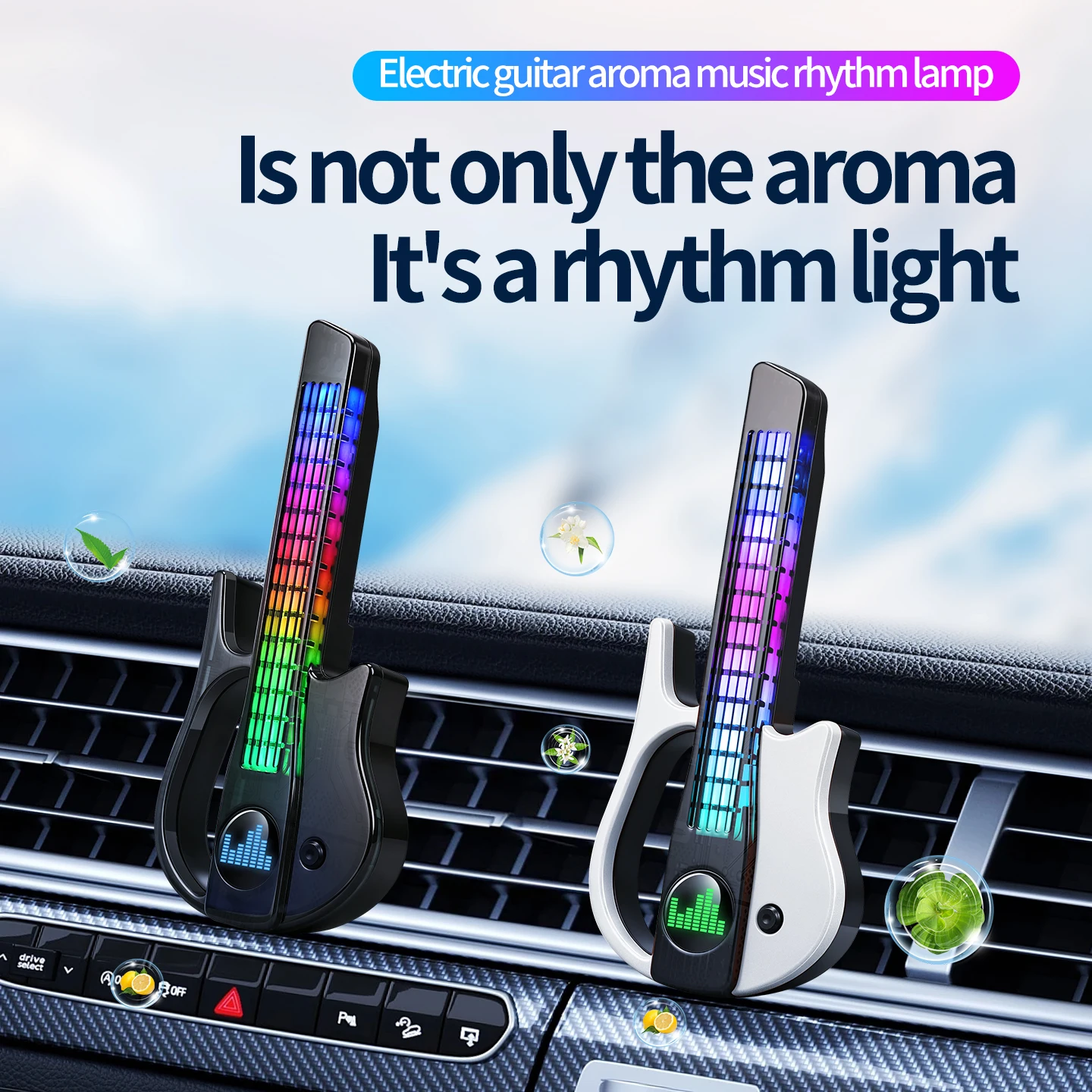 Car Vent Diffuser - New Guitar Car Air Vent RGB