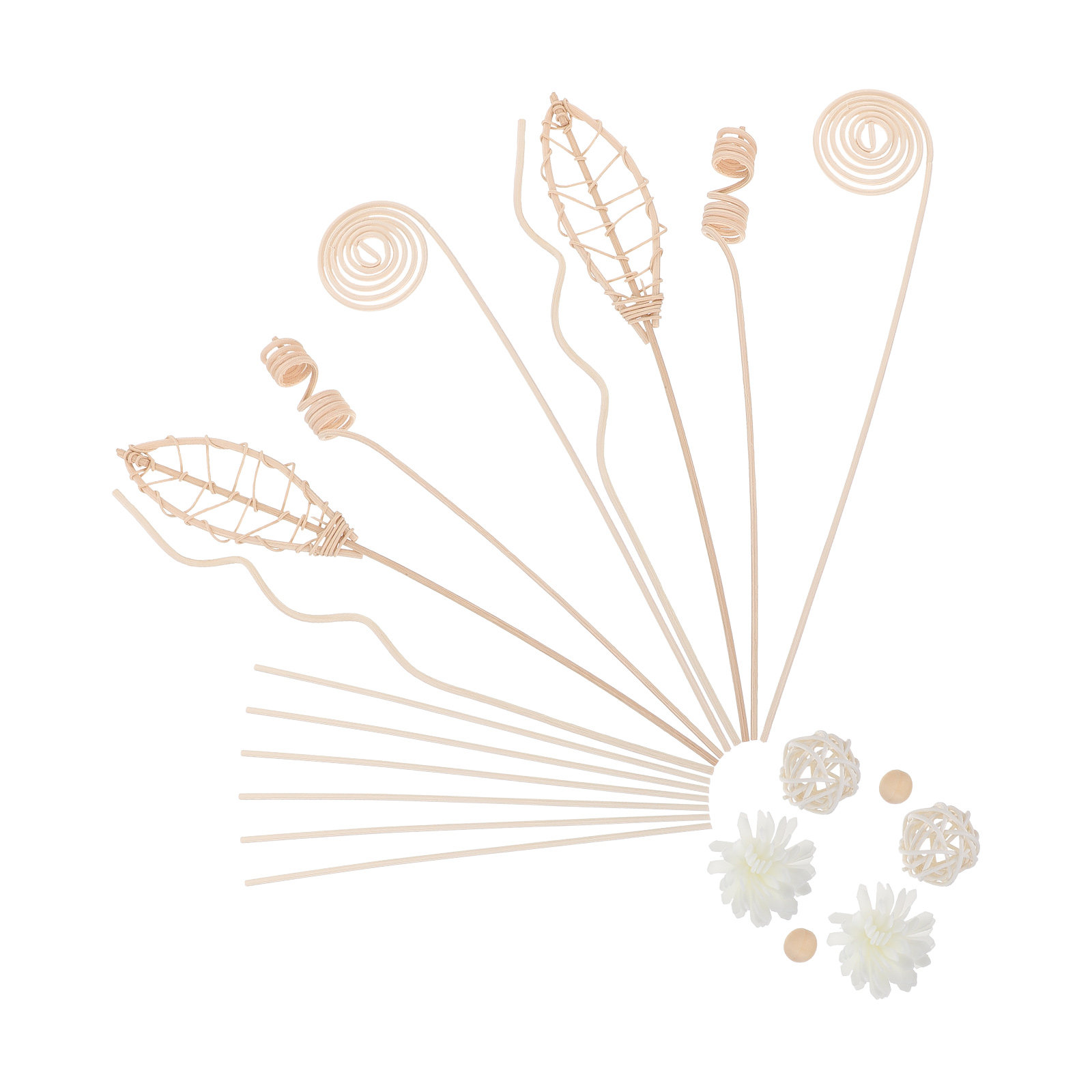 Home Fragrance Aroma Set - 20Pcs Reed Diffuser Sticks Set Natural