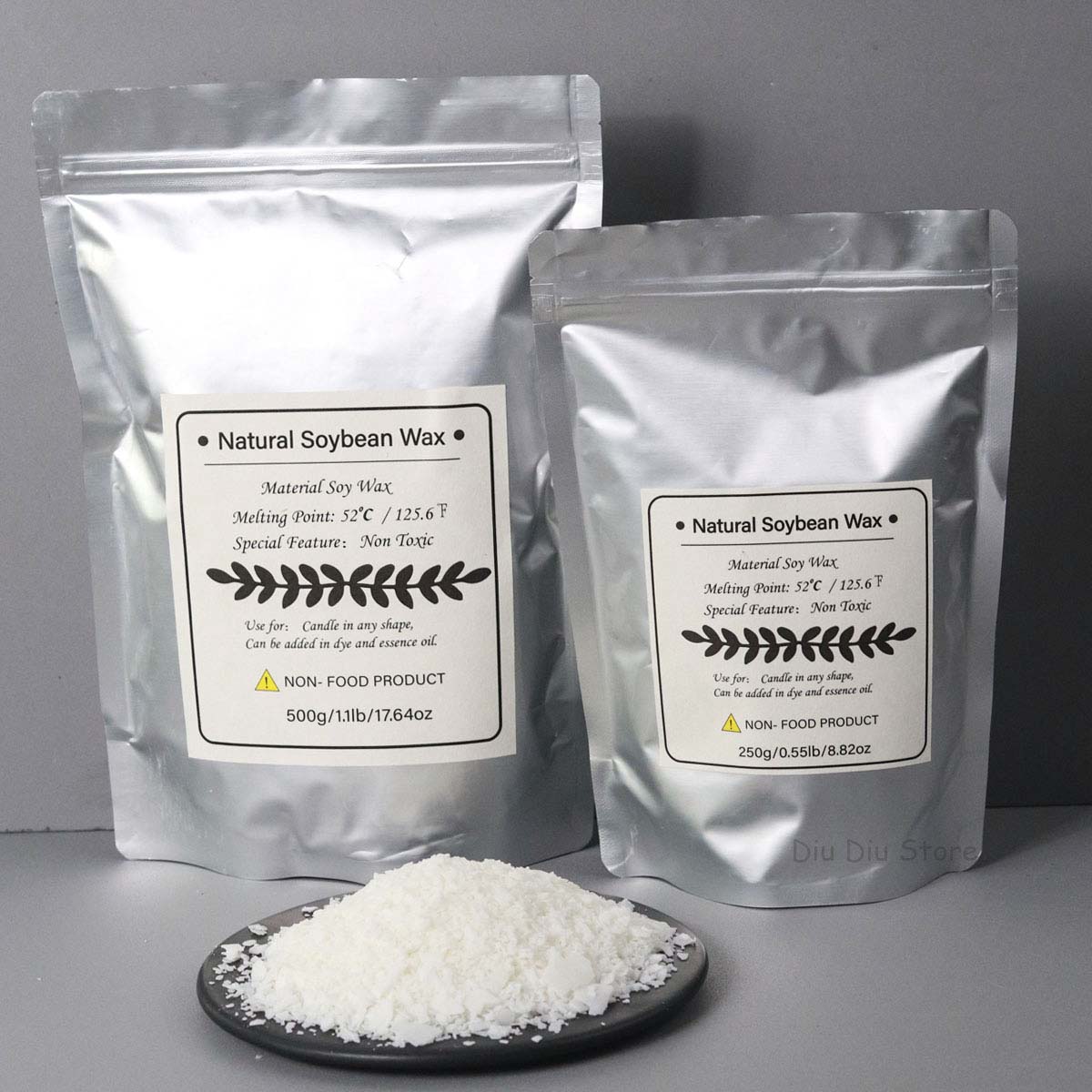 500g/1kg Natural Soy Wax Flake - đánh giá và giá Soy Wax Flake