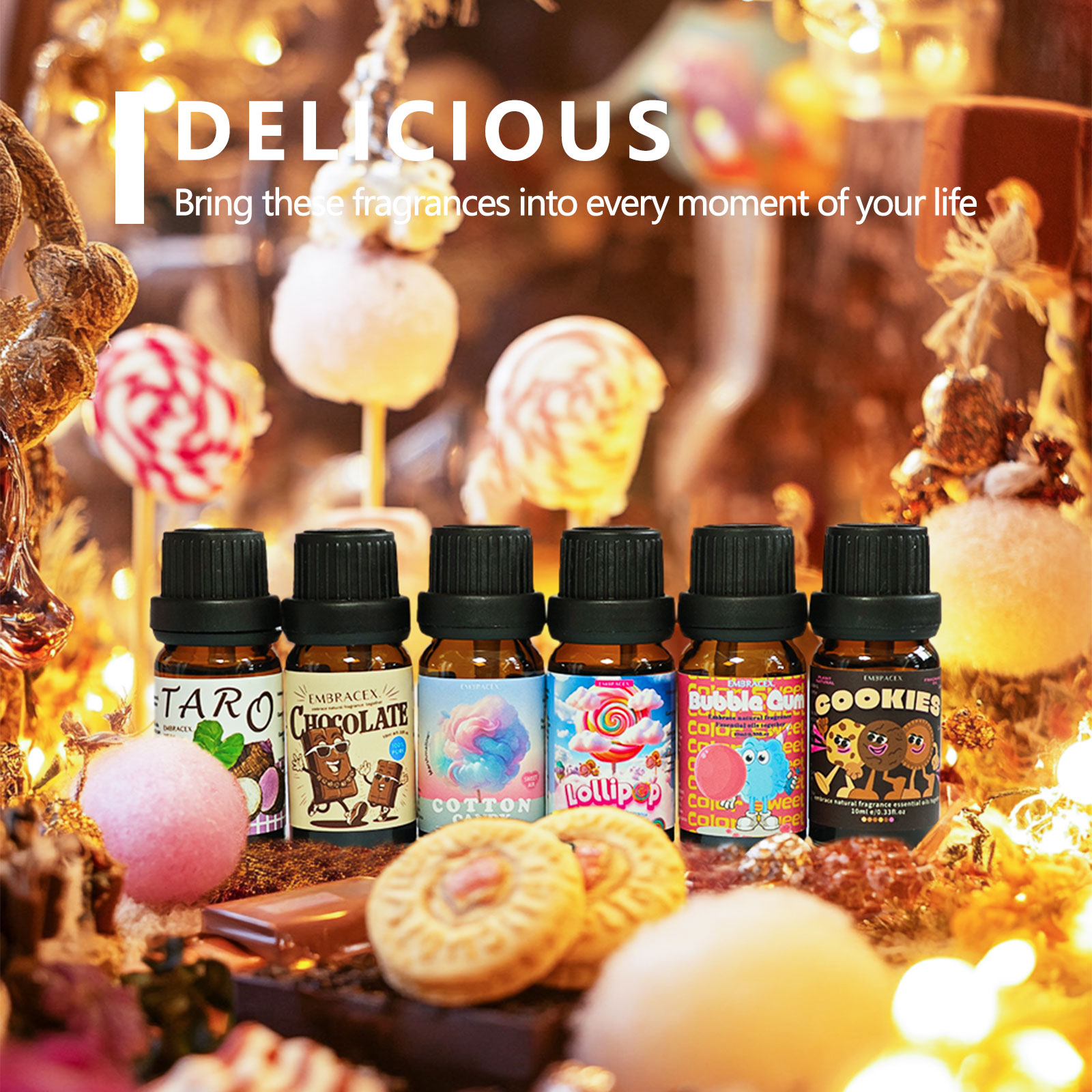 6PC/1Set Delicious Fragrance O - đánh giá và giá Home Fragrance Diffuser Oil