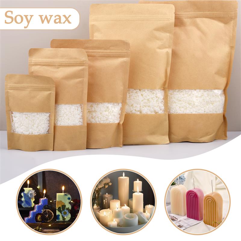 50-1000g Natural Pure Soy Wax  - đánh giá và giá Soy Wax Flake