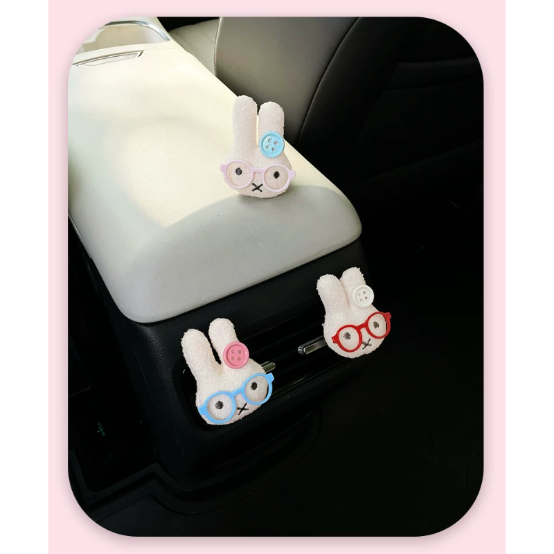 Cute Rabbit with Glasses Car A - đánh giá và giá Car Vent Diffuser